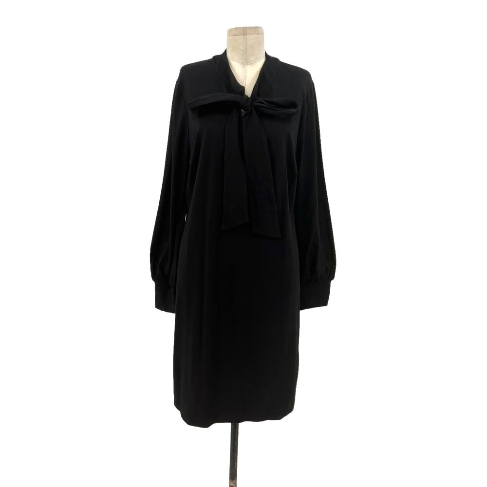 Boden Black Bow-Tie Dress